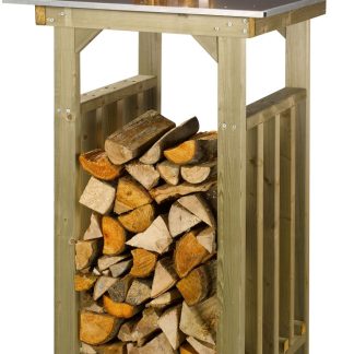 Houtberging en statafel