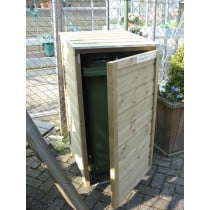 Container ombouw 120 met achterwand