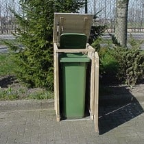 Kliko ombouw 1 container 240 liter met draaideur en achterwand