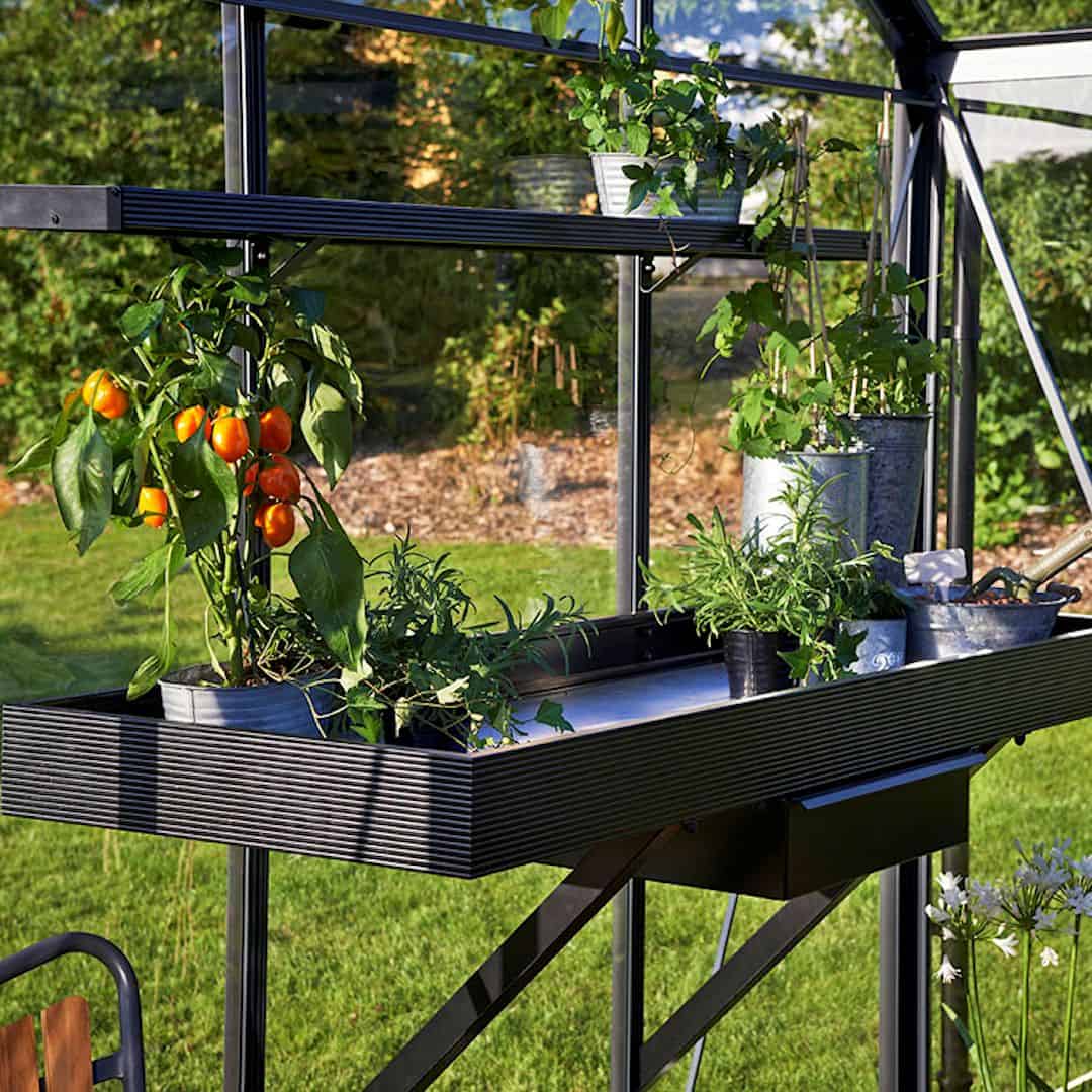 Optioneel is Zaaibak en kweekgoot