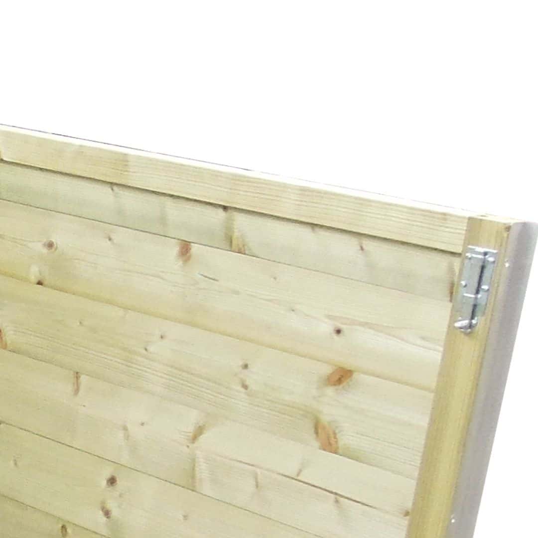 Trio is voorzien van schuifslotje aan binnenzijde deur