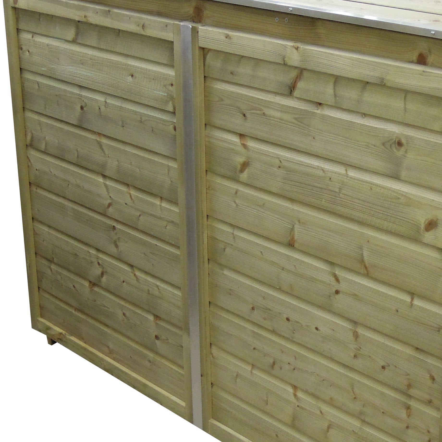 Trio is strak afgewerkt bij de draaideuren