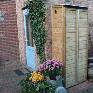 Tuinkast – Solida 8082180 gemonteerd met dubbele draaideur