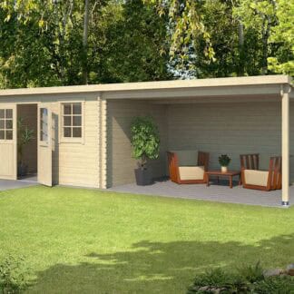 Tuinhuis Aida met overkapping