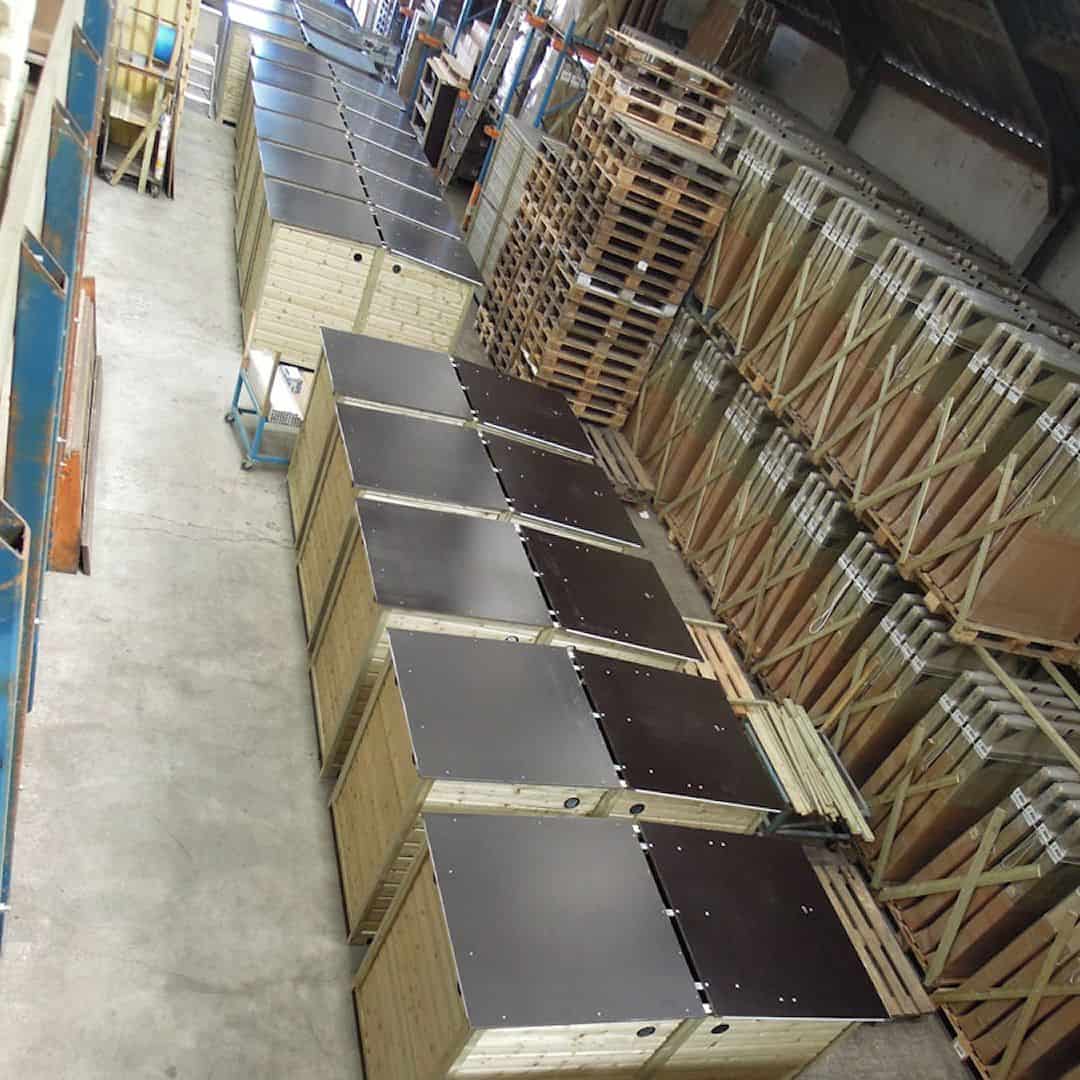 volop productie in de werkplaats