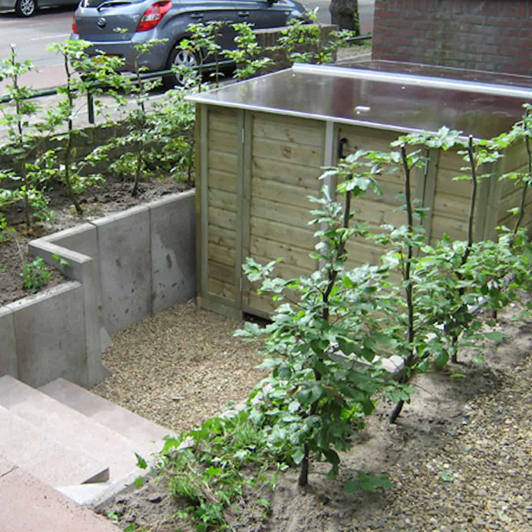 fietsberging Solida, verdiept geplaatst