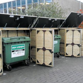 Ombouw bedrijfsafvalcontainer 170x105x145