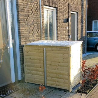 containere ombowu Twin bij voordeur