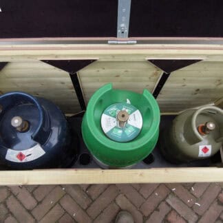 Gasflessenkist 1435765 met multiplex deksel