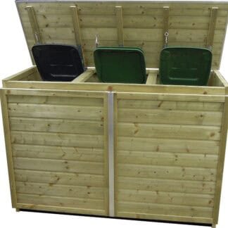 Kliko ombouw 3 containers van 180 liter met deksel