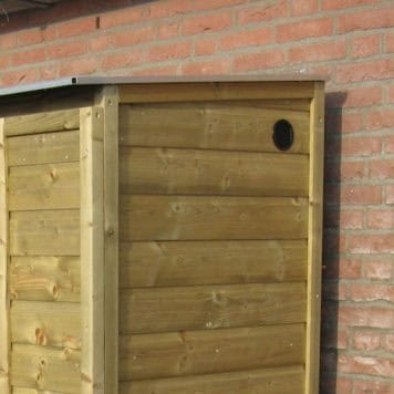 zijkant van Tuinkast - Solida 8054206 gemonteerd