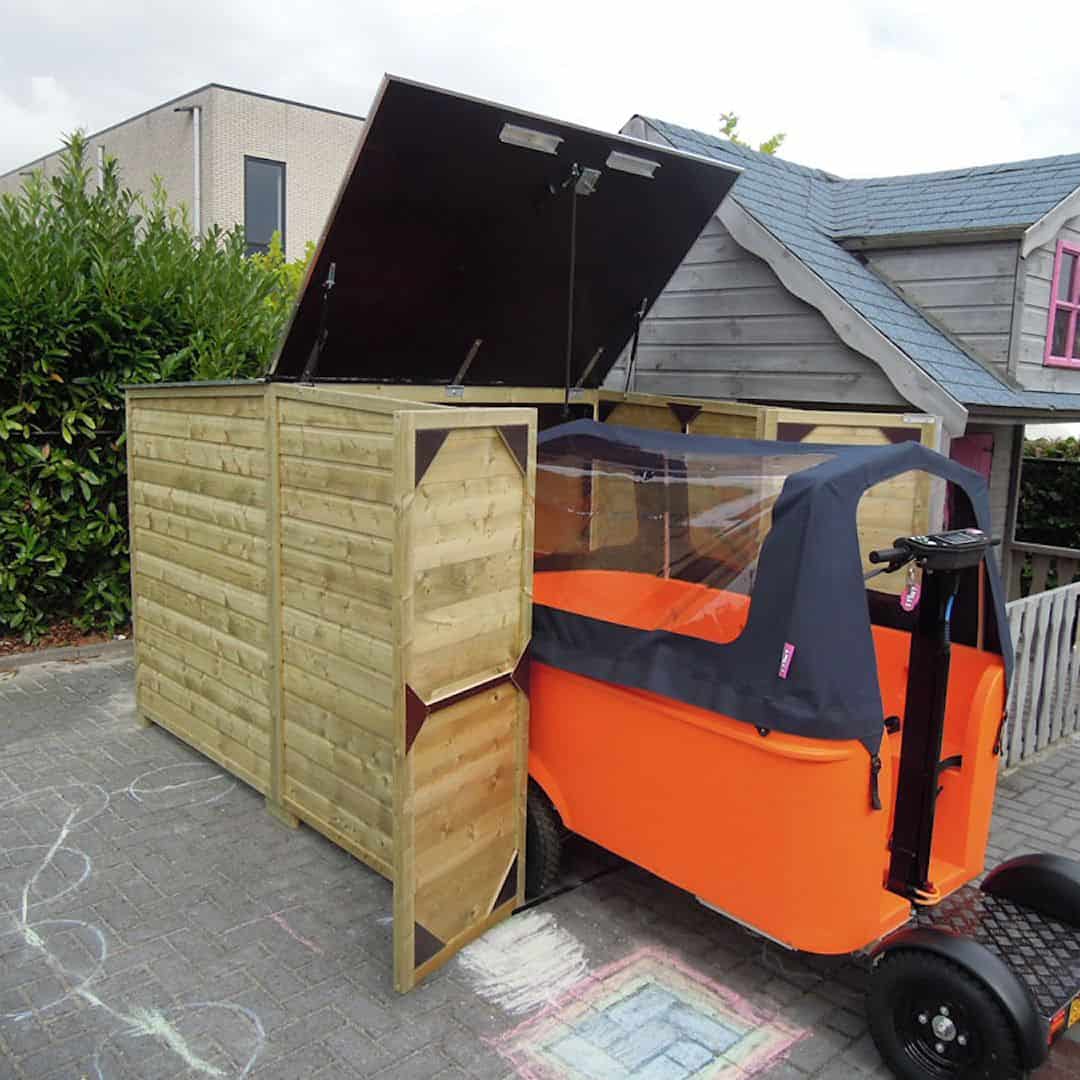 Bakfietsenberging kinderdagverblijf 170x254x168 - Afbeelding 2