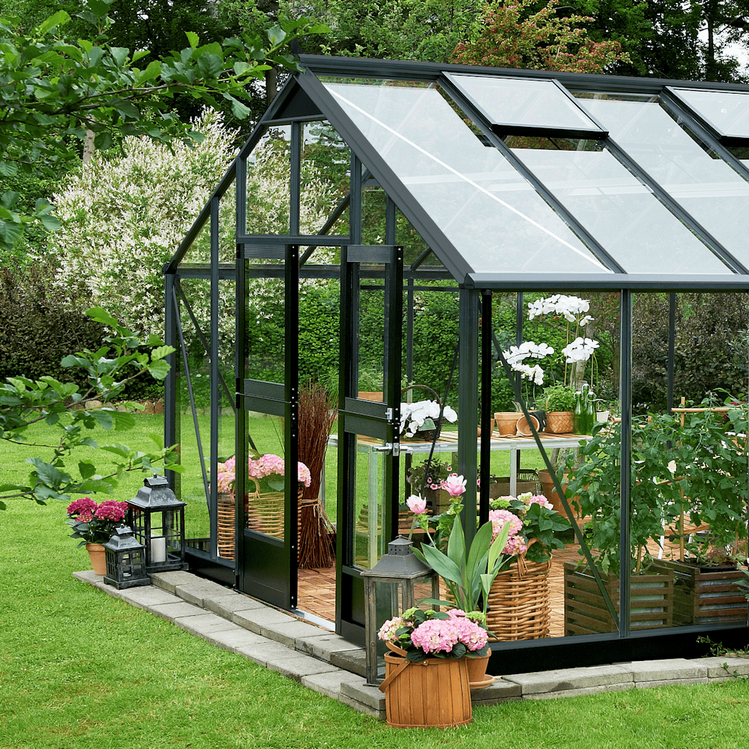 Tuinkamer Gardener - 368 x 511 cm - Antraciet - Afbeelding 3