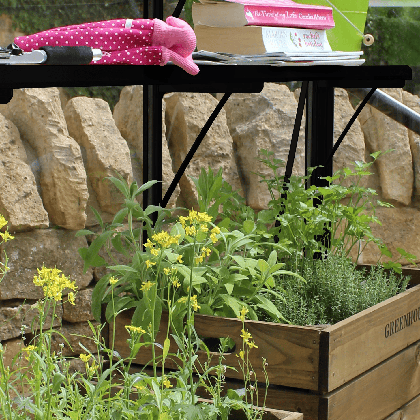 Tuinkamer Gardener - 368 x 511 cm - Antraciet - Afbeelding 16