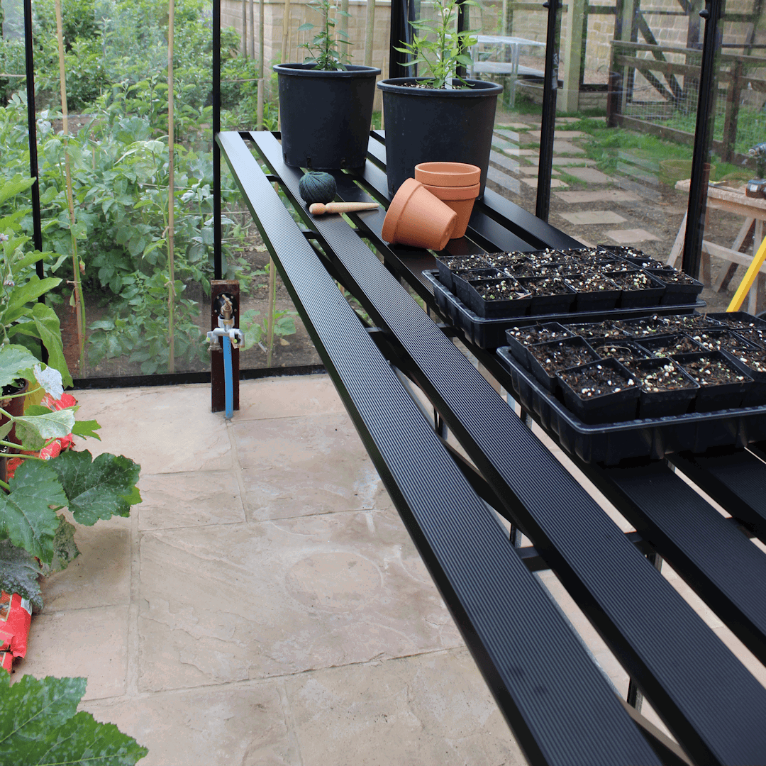 Tuinkamer Gardener - 368 x 511 cm - Antraciet - Afbeelding 13