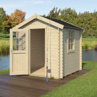 tuinhuis Wels 200x200 cm met een zadeldak