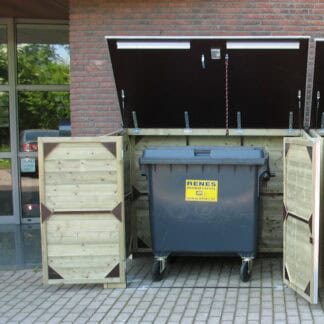 Ombouw Elvi 138 voor bedrijfsafvalcontainer