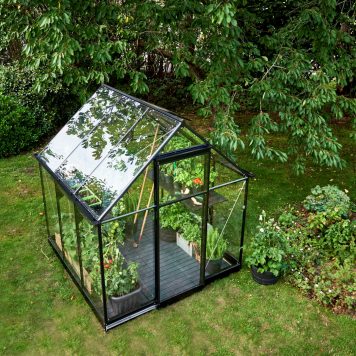 Tuinkas Qube zwart 198x198