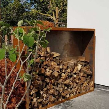 Cortenstaal houtopslag 200150