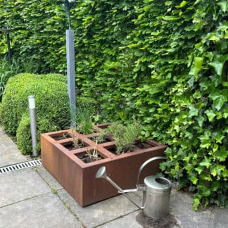 handige kruidenbak in vakken