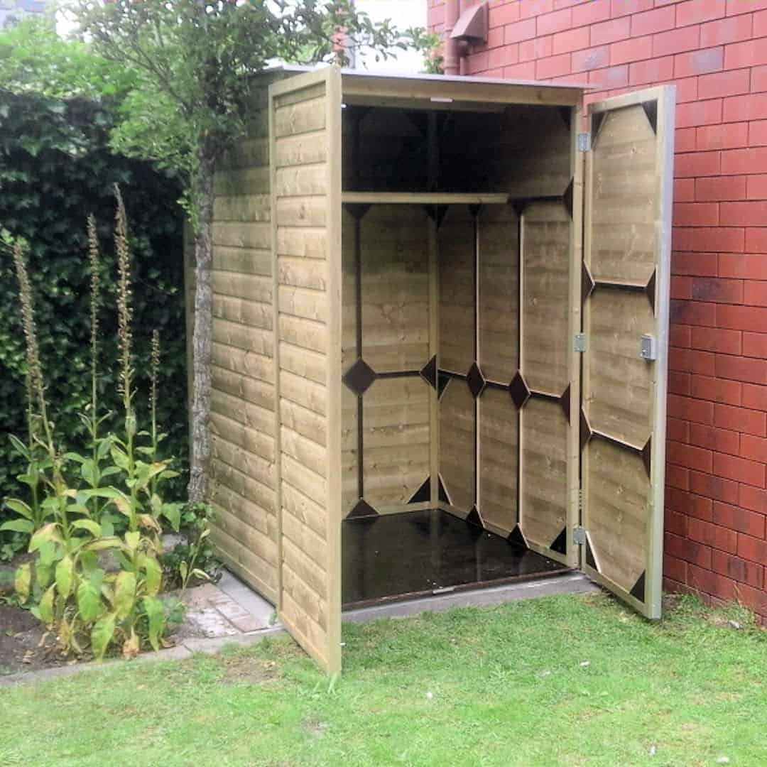 Tuinkast Solida 125125 dubbele draaideur