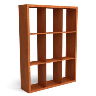 Cortenstaal houtopslag 150200 9 vaks