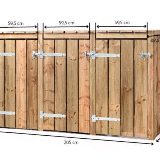 maten voor kliko ombouw 3 kliko's