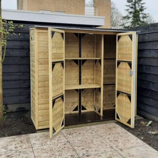 Tuinkast Solida 230 met vakindeling