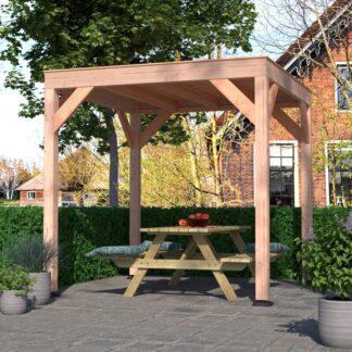 Picknicktafel onder Overkapping Douglas 250x250