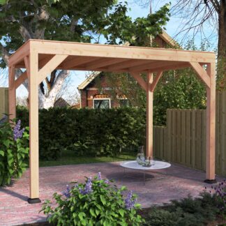 Overkapping 350x250 van Douglas hout