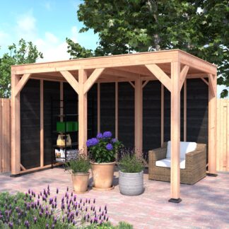 Sfeervolle en ruime kapping met wanden Douglas 450x250