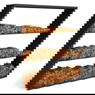 Houtopslag in zwart 200200