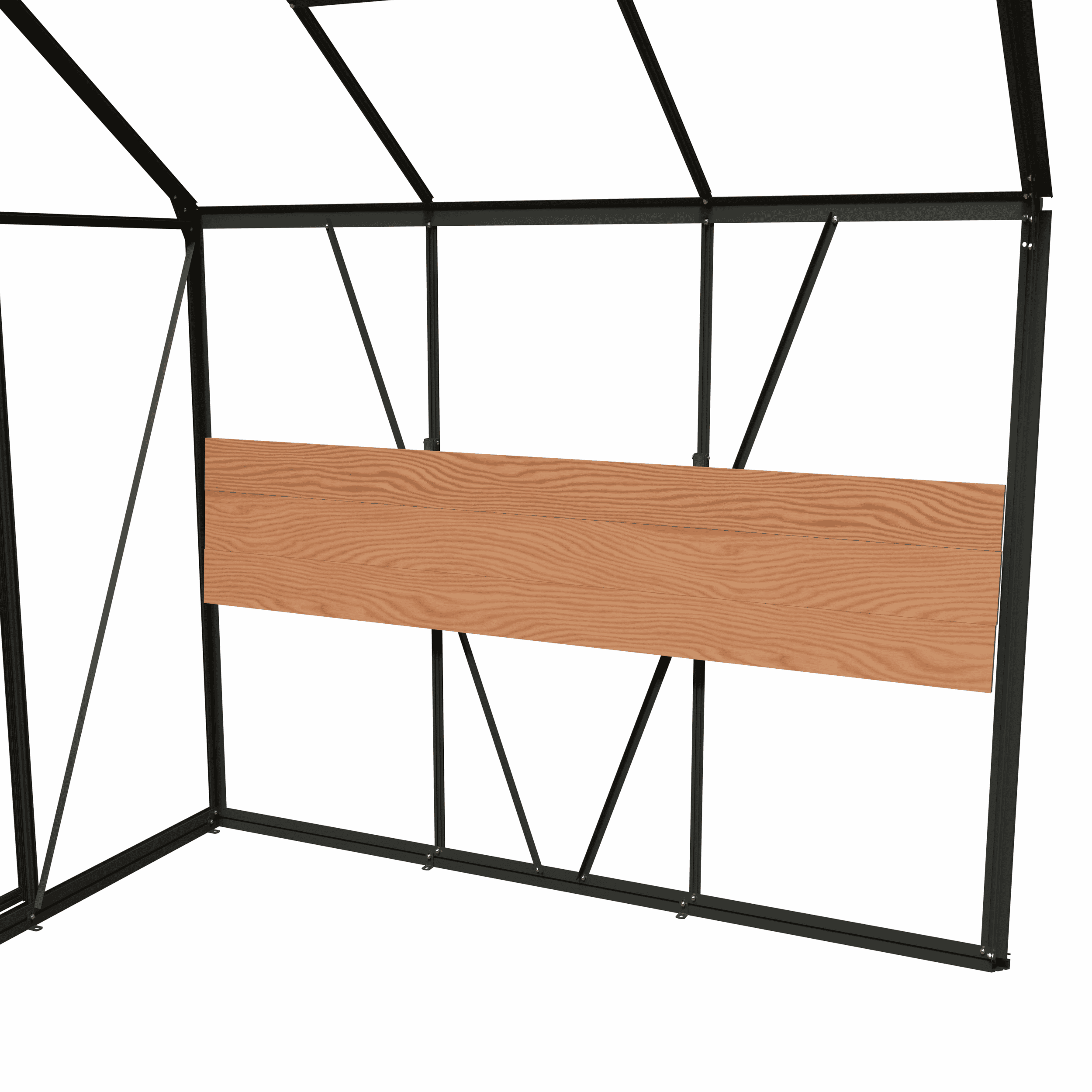 Plankensteun Groengrijs opklapbaar (L) - Afbeelding 5