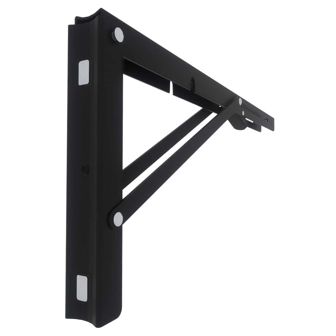 Plankensteun Zwart opklapbaar (L) - Afbeelding 2