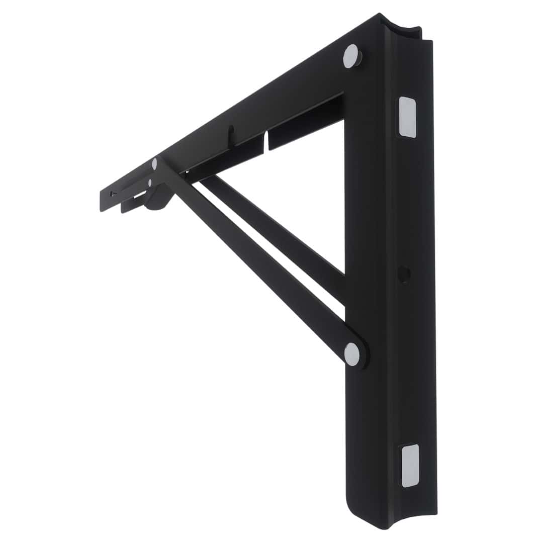 Plankensteun Zwart opklapbaar (L) - Afbeelding 6