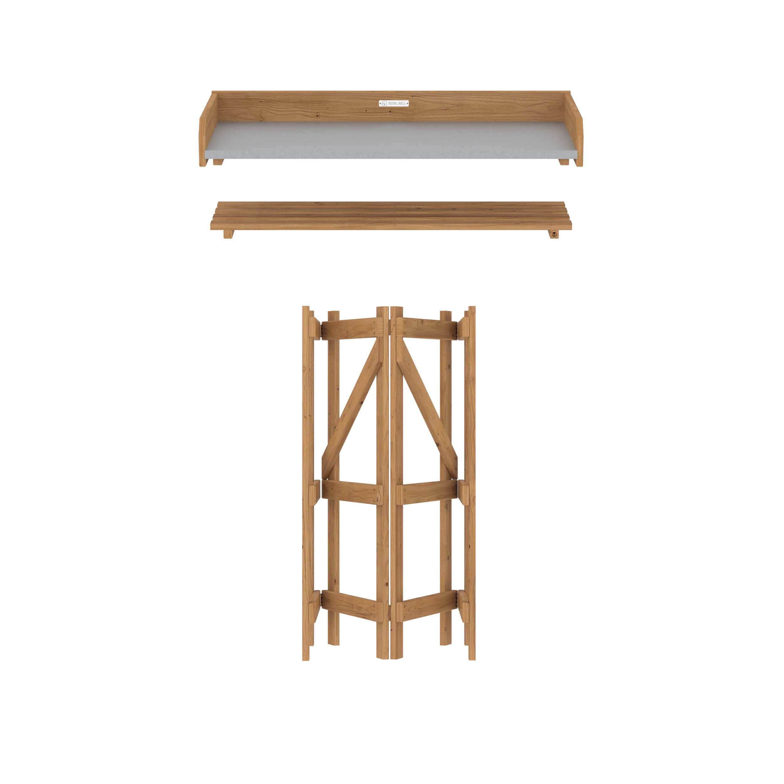 Oppottafel Rachel - 89 x 44 x 85 cm - Afbeelding 4