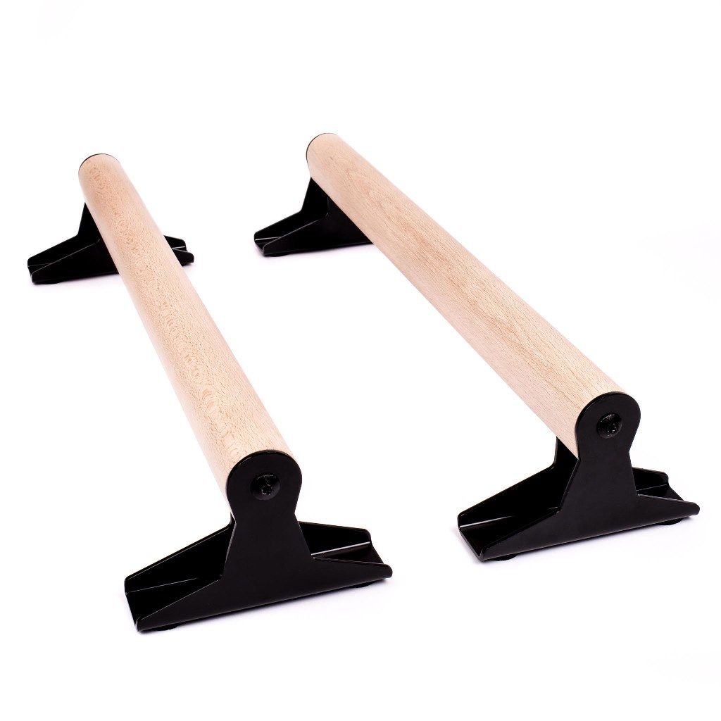 Pullup & Dip Wooden Low Parallettes
