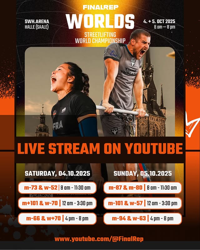 Finalrep worlds 25 official time table with dates and times for the live stream.