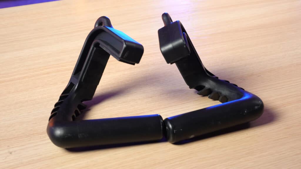 A pair of kensui swissies v2 sp lying flat on a table.