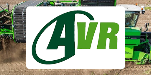 Logotipo AVR, fabricante de cosechadoras de patata, Repuestos compatibles Ferucom