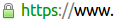 groene https ssl beveiliging slotje