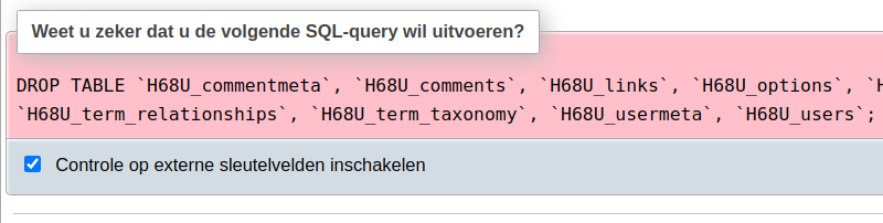 Opnieuw beginnen met WordPress