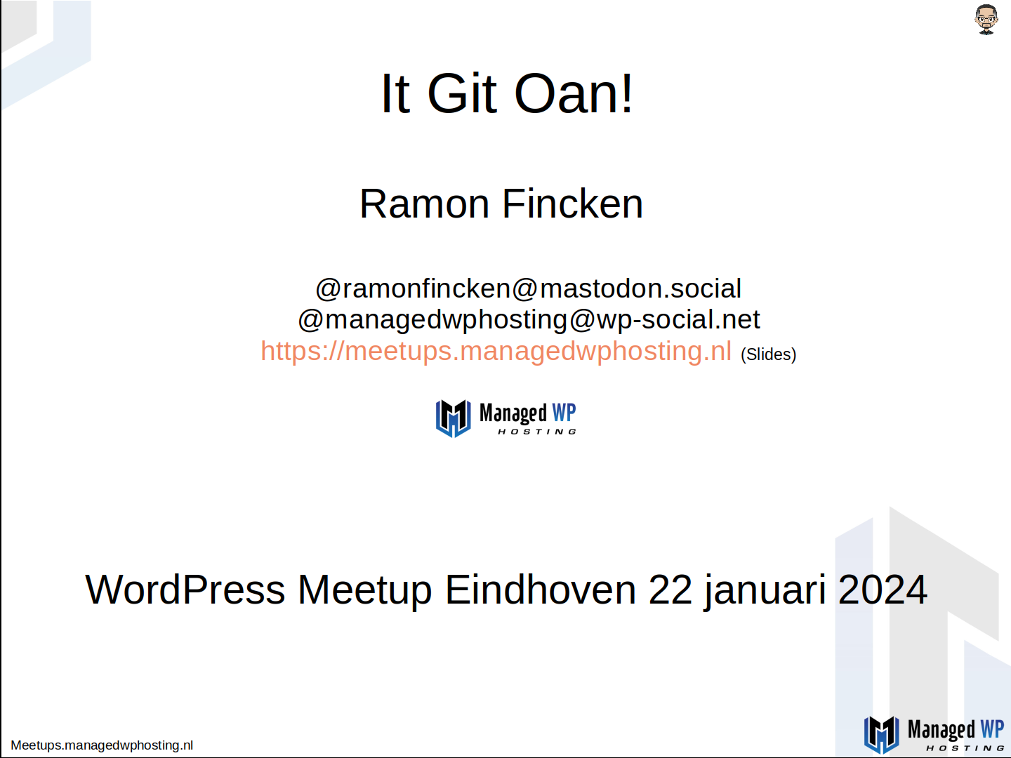 Presentatie Git versiebeheer voor beginners, maandag 29 januari 2024 in Eindhoven