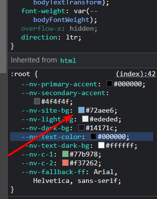 Screenshot of the Developer Tools interface highlighting how to identify the correct code