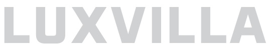 Luxvilla logo(dikgedrukt en grijs)