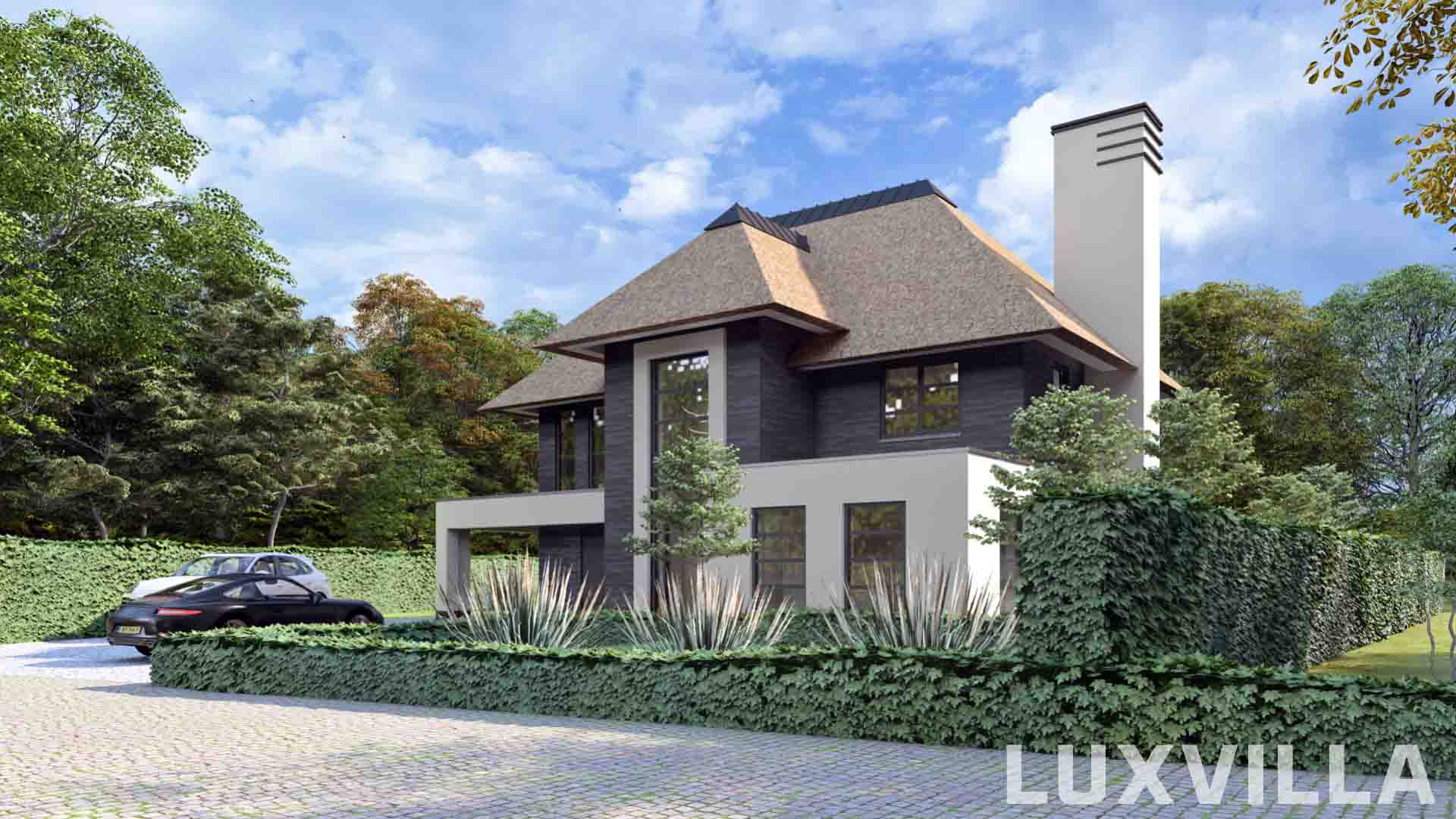 een prefab eigentijds herenhuis bouwen type hackfort