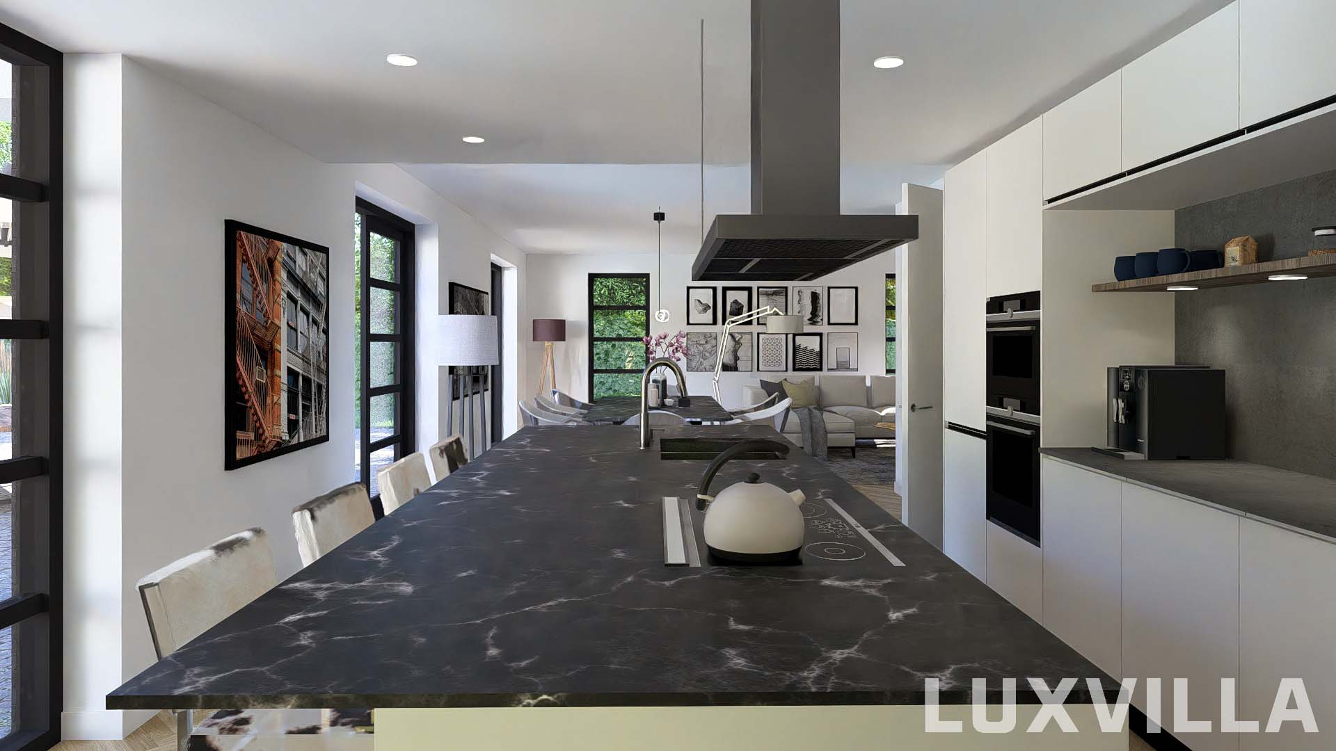 een luxe keuken is onderdeel huis bouwen kom naar LUXVILLA