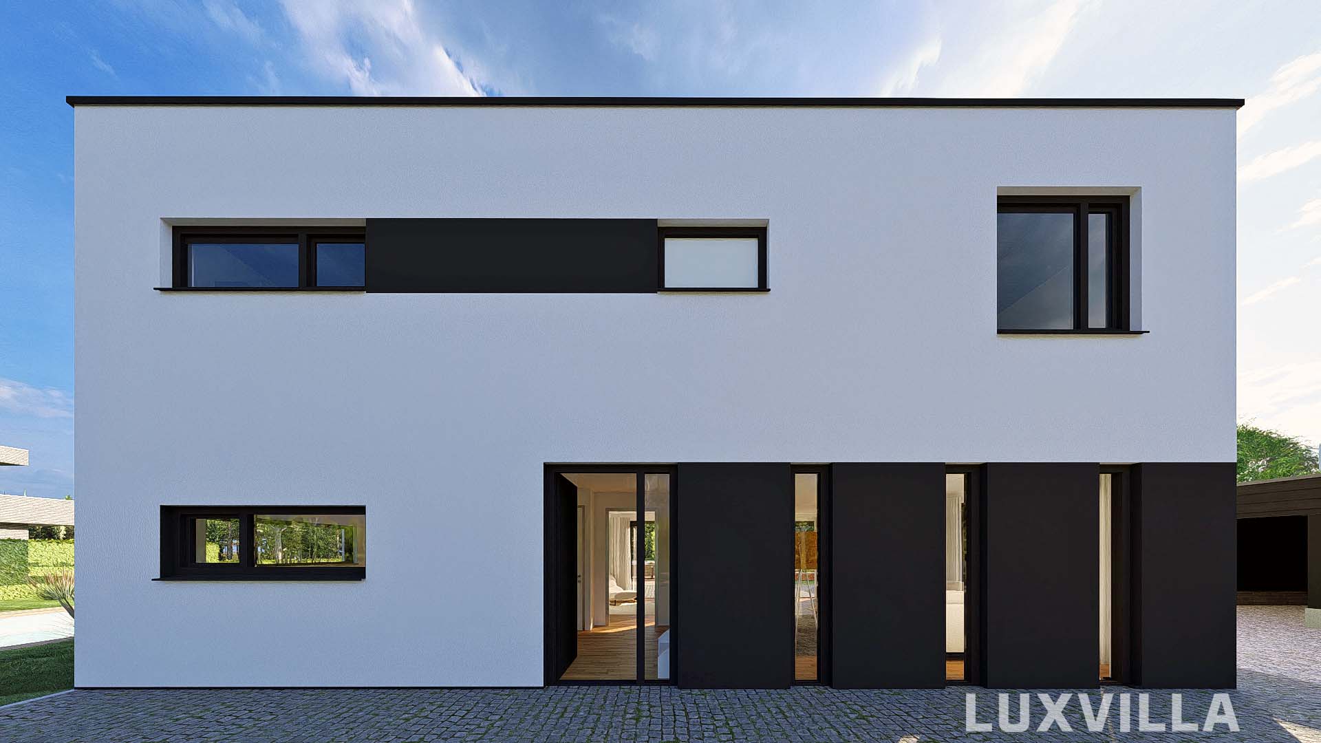 moderne asymmetrische kap woning Wiersse