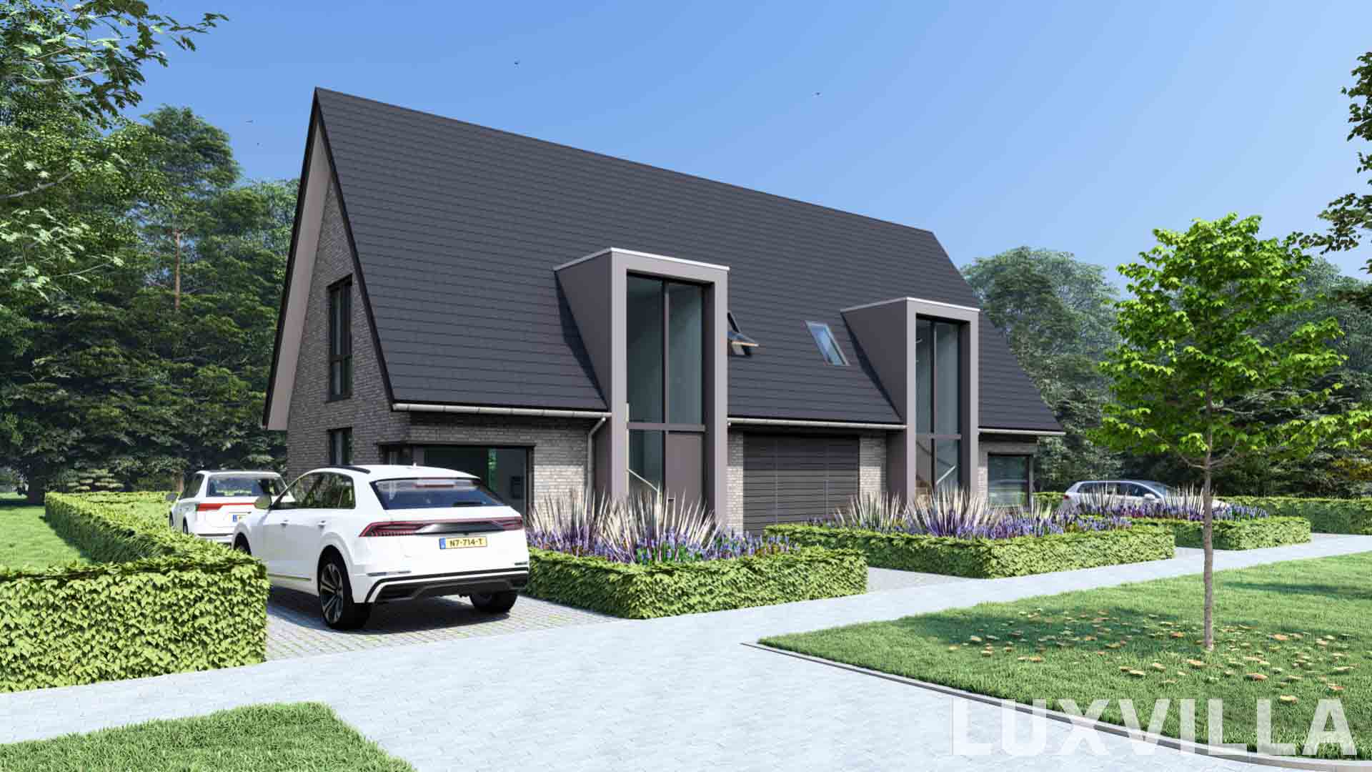 LEVENSLOOPBESTENDIG E SCHUURWONING DUBBEL TWEE ONDER EEN KAP