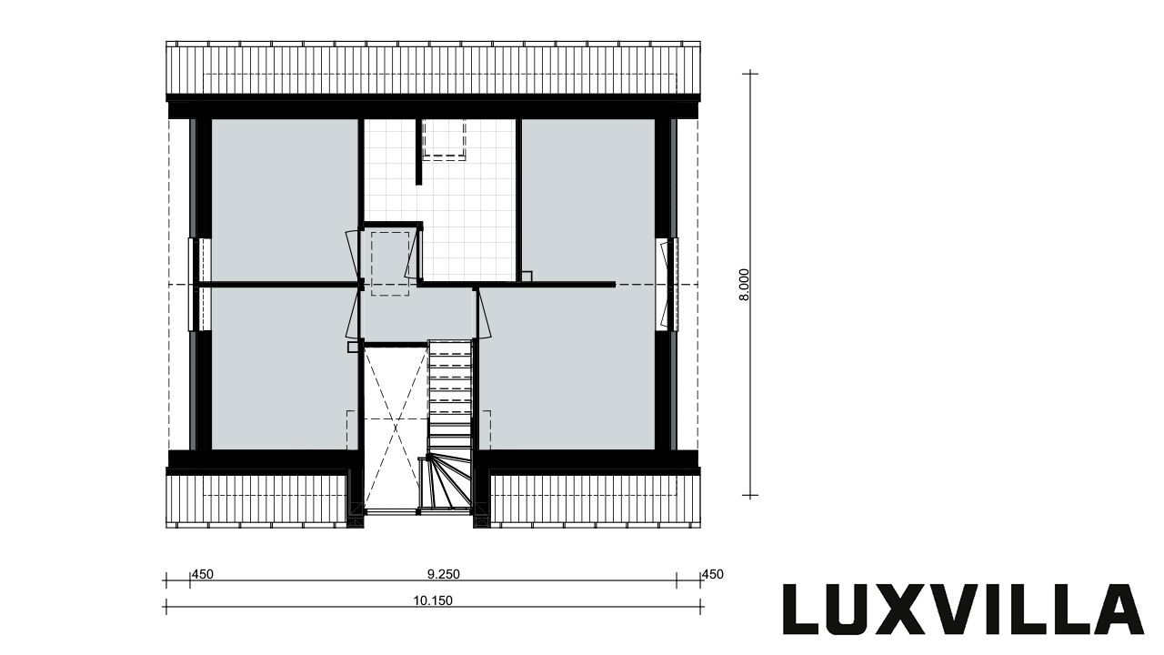 kleine vrijstaande woning